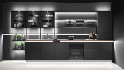 Moderne Küche mit LED Beleuchtung